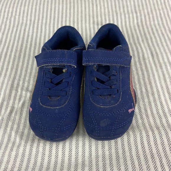 PUMA Blue Pink Sneakers - Picture 4 of 8